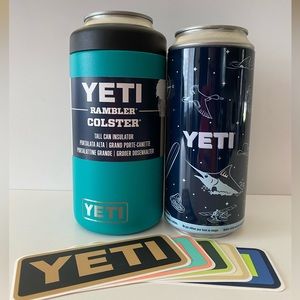 RARE YETI Aquifer Blue Tall Can Colster (1 of 3 available)